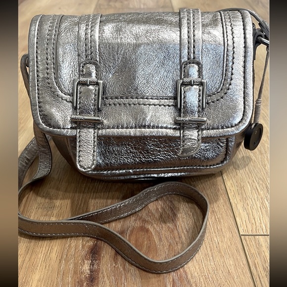 The Sak Handbags - THE SAK Metallic Premiun LEATHER Crossbody Shoulder bag